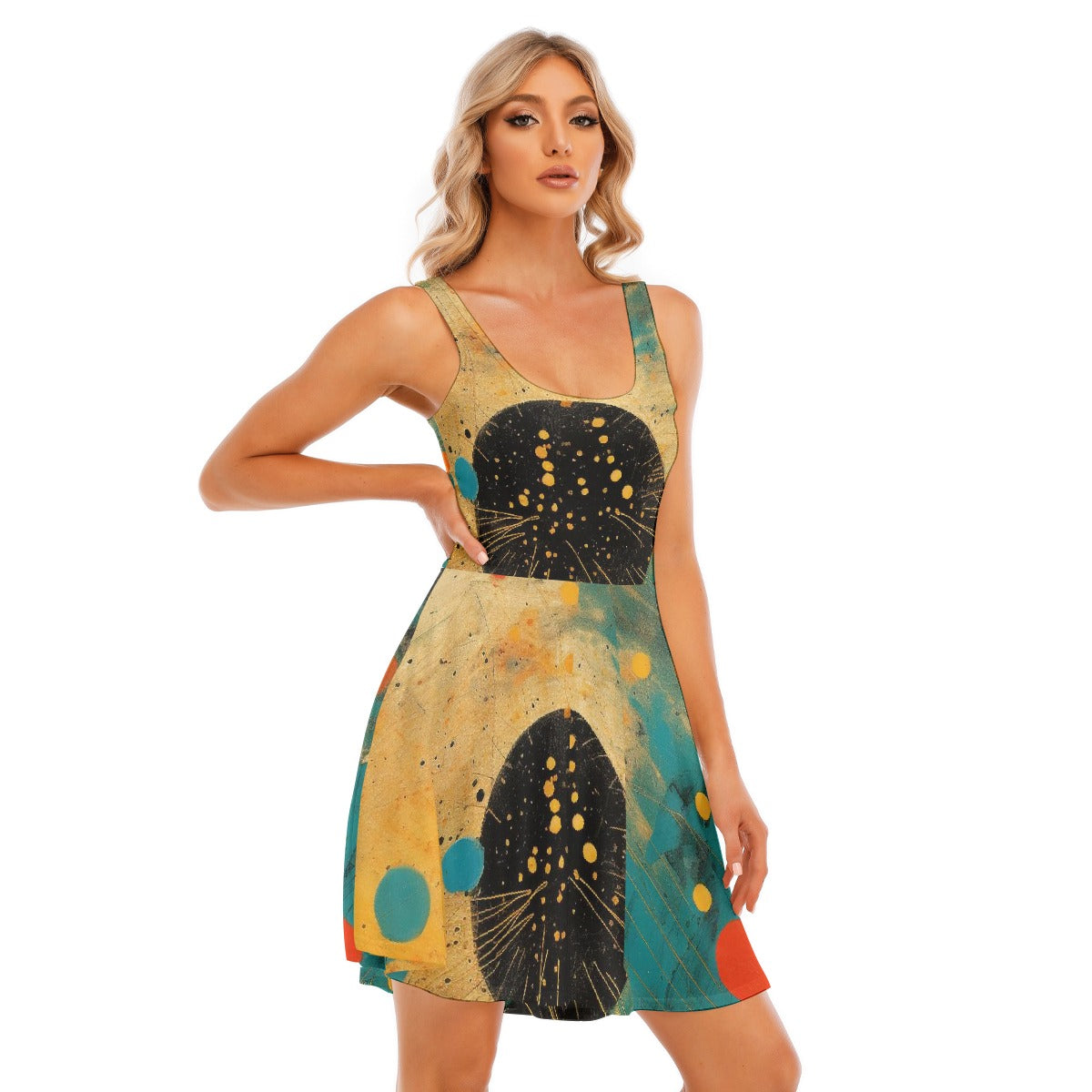 All-Over Print Women's Tank Vest Dress