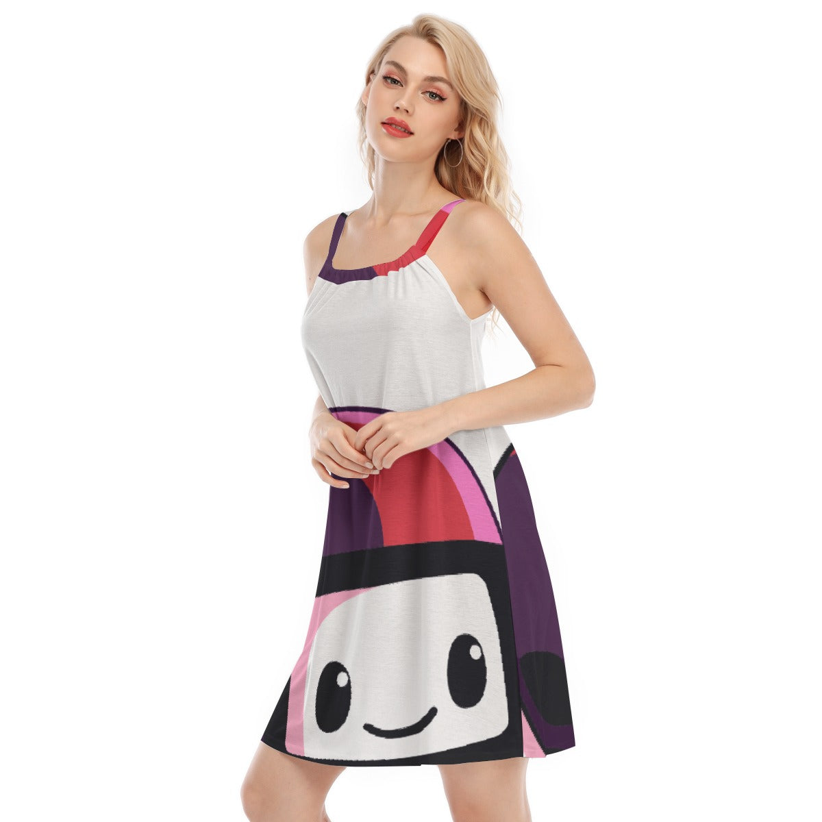 All-Over Print Women's Sleeveless Cami Dress