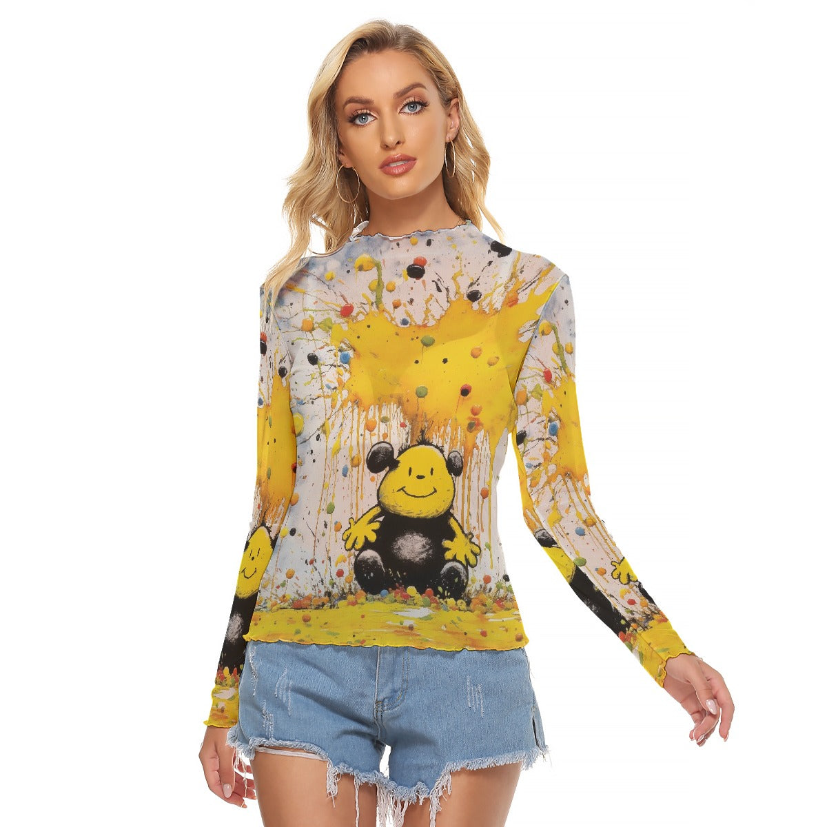 All-Over Print Women's Mesh T-shirt