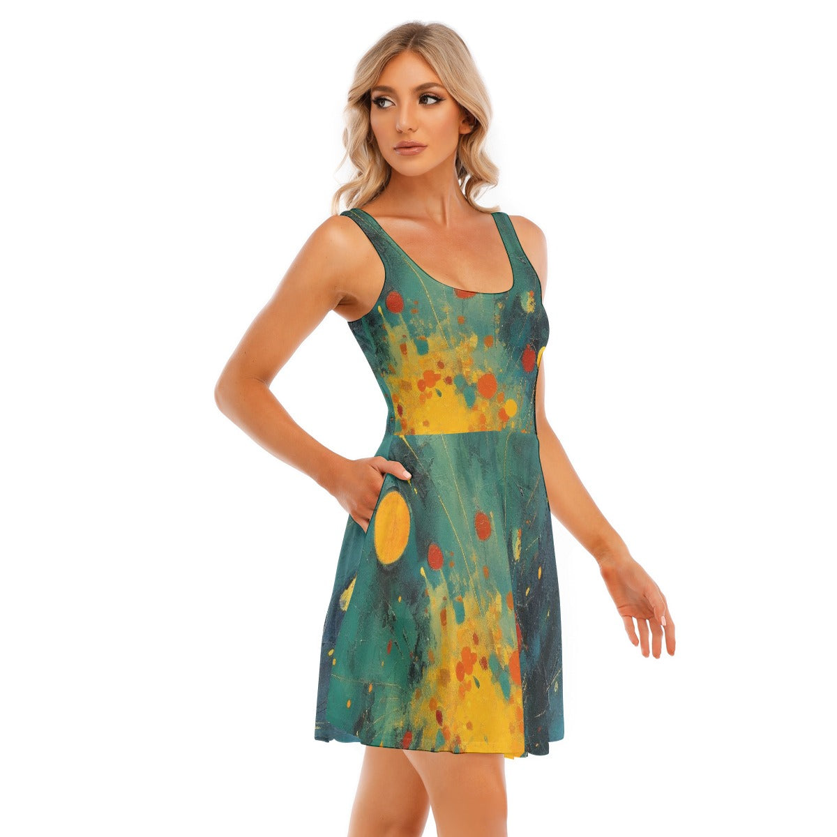 All-Over Print Women's Tank Vest Dress