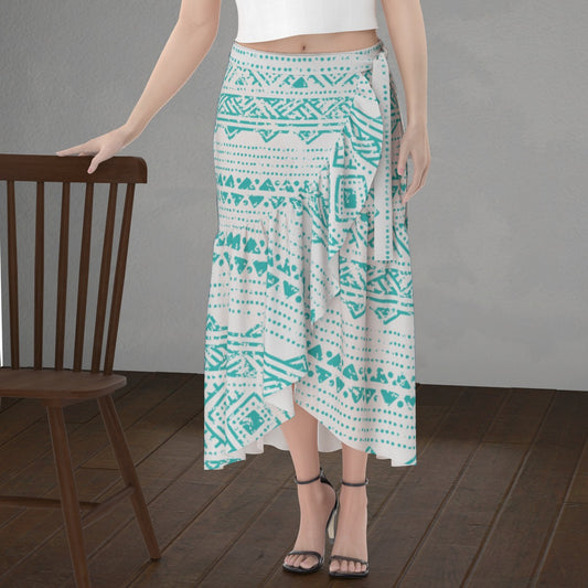 All-Over Print Women's Wrap Skirt