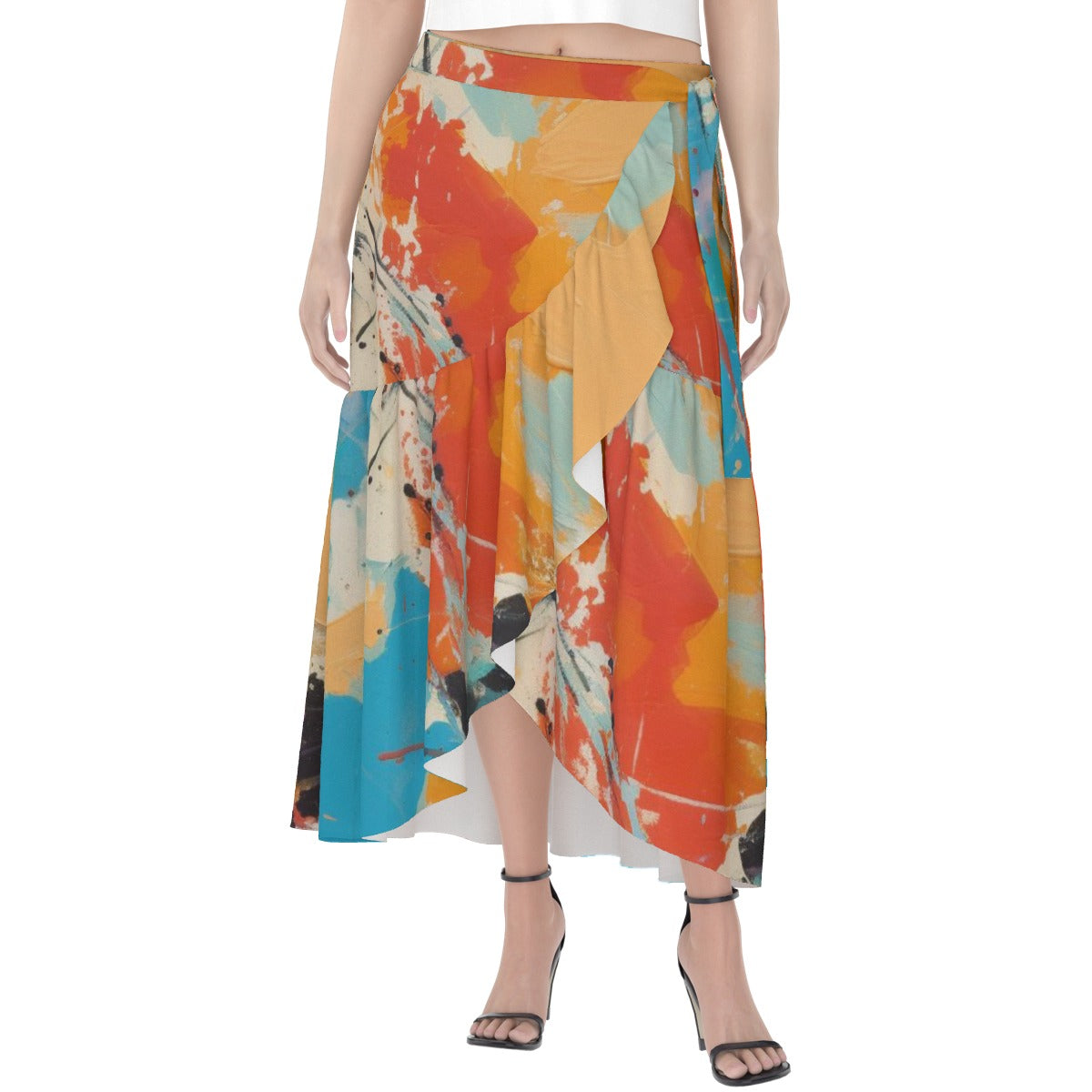 All-Over Print Women's Wrap Skirt