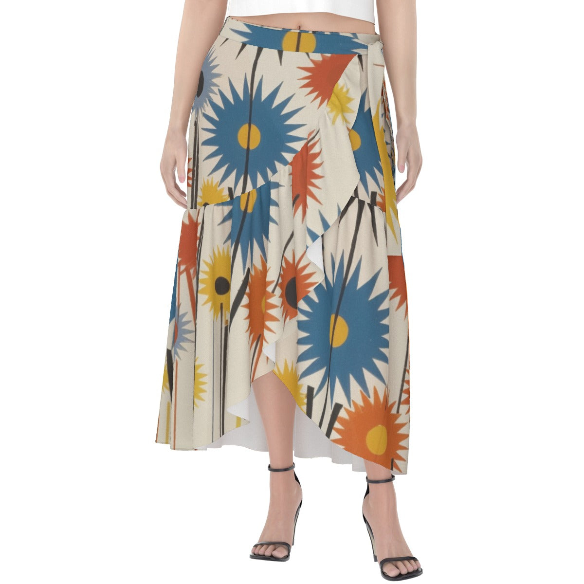 All-Over Print Women's Wrap Skirt