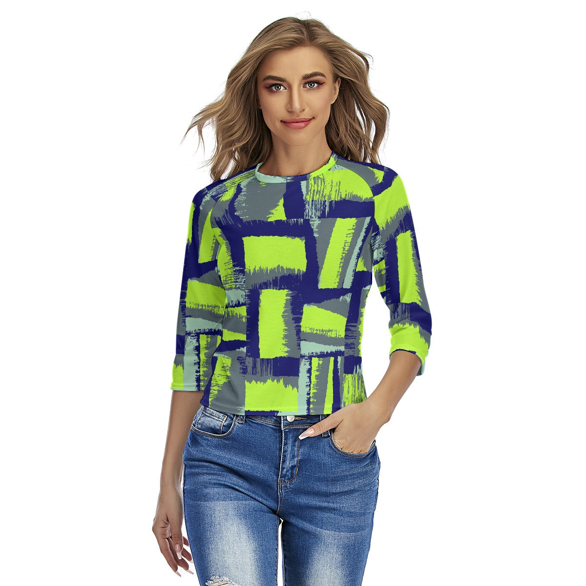 All-Over Print Women's Raglan Sleeves T-shirts