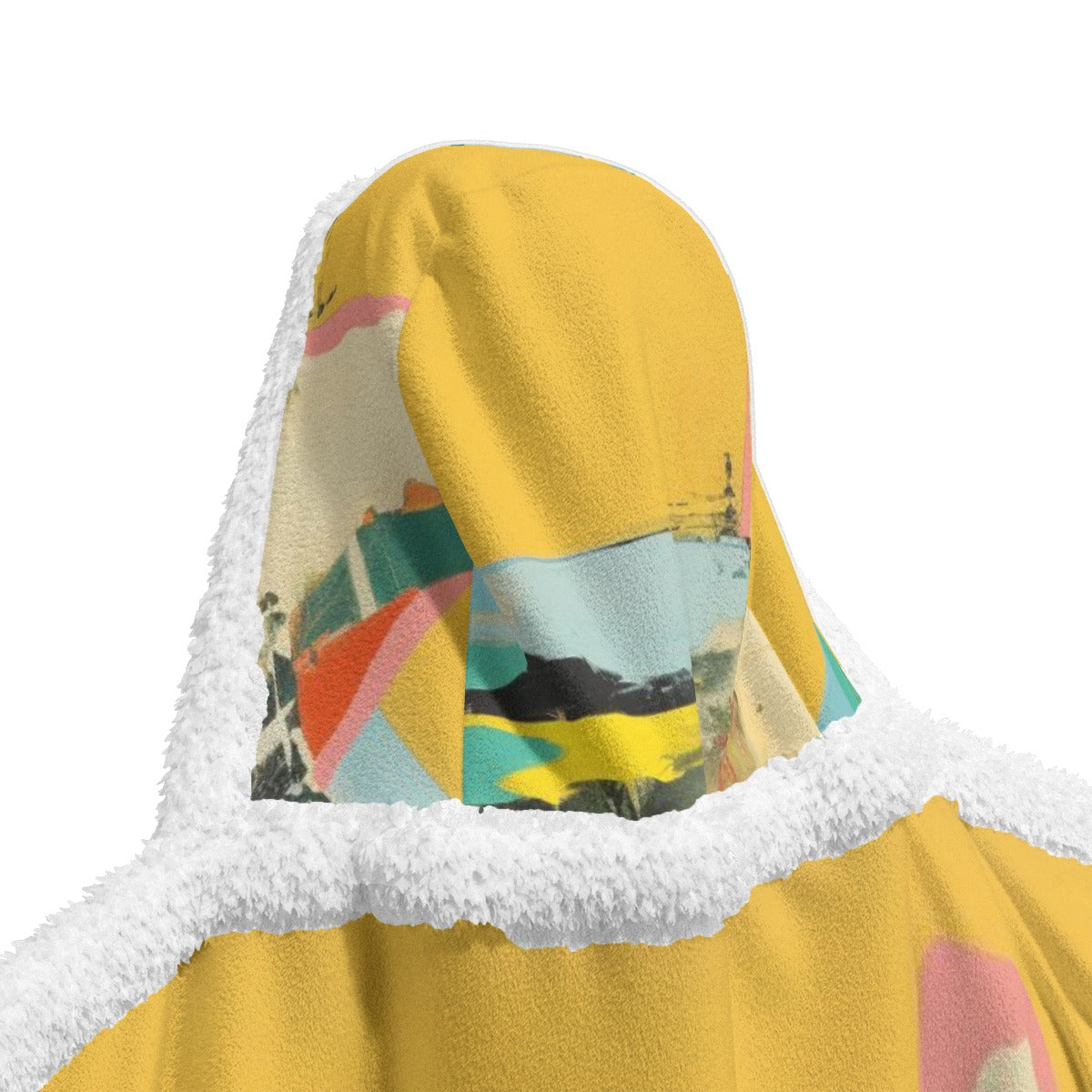 All-Over Print Unisex Wearable Hooded Blanket