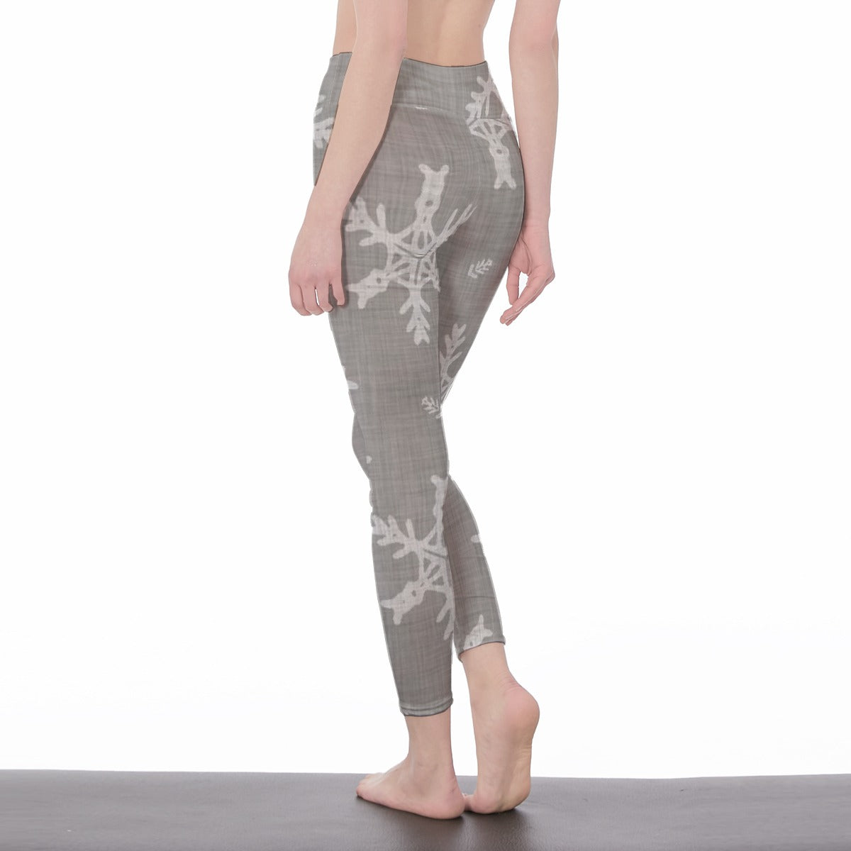 All-Over Print Women's High Waist Leggings | Side Stitch Closure