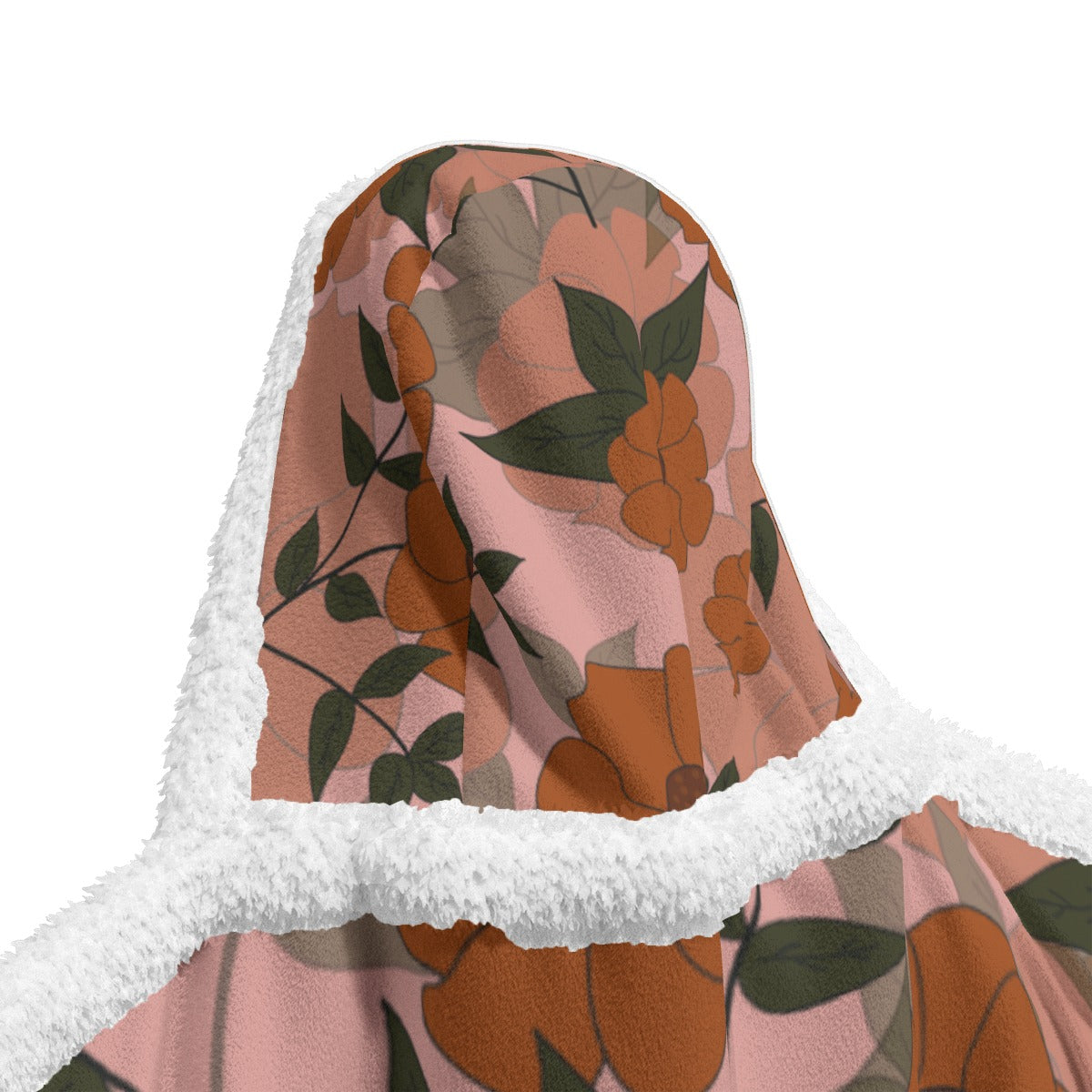 All-Over Print Unisex Wearable Hooded Blanket