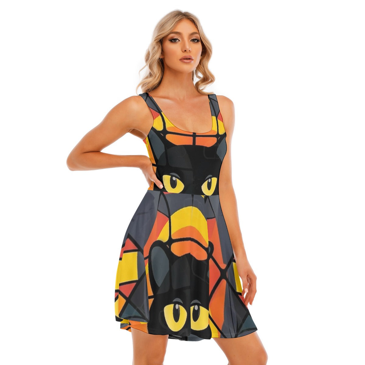 All-Over Print Women's Tank Vest Dress