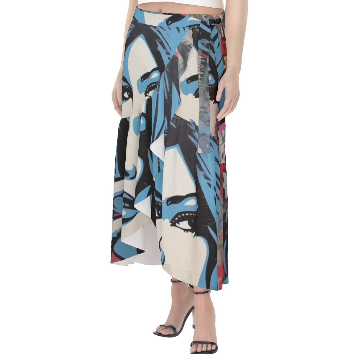 All-Over Print Women's Wrap Skirt