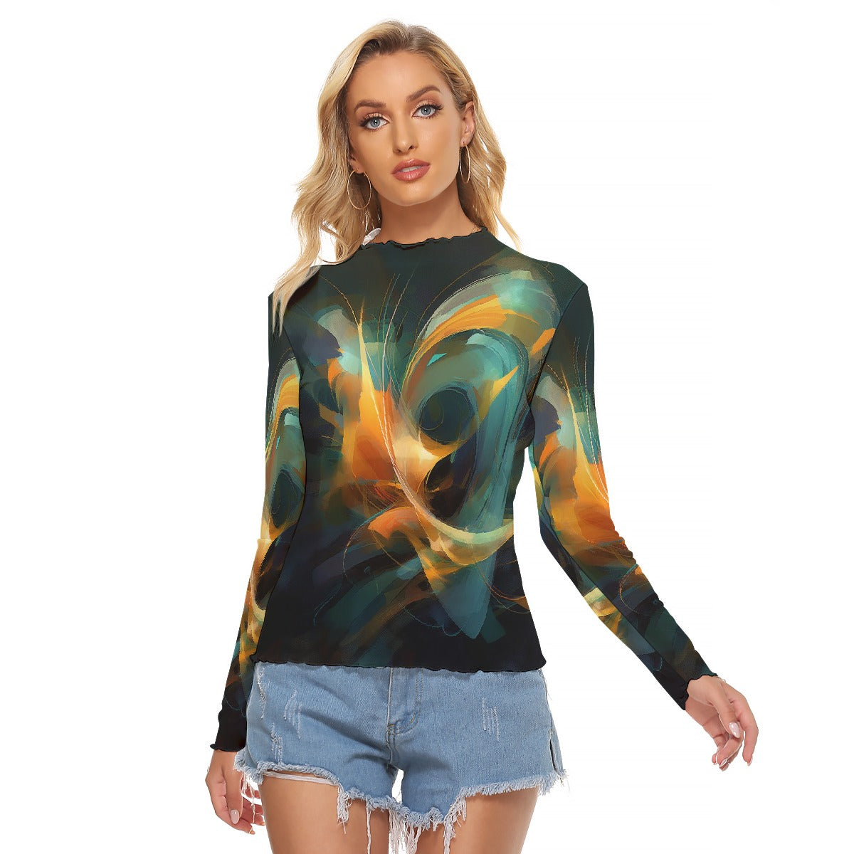 All-Over Print Women's Mesh T-shirt