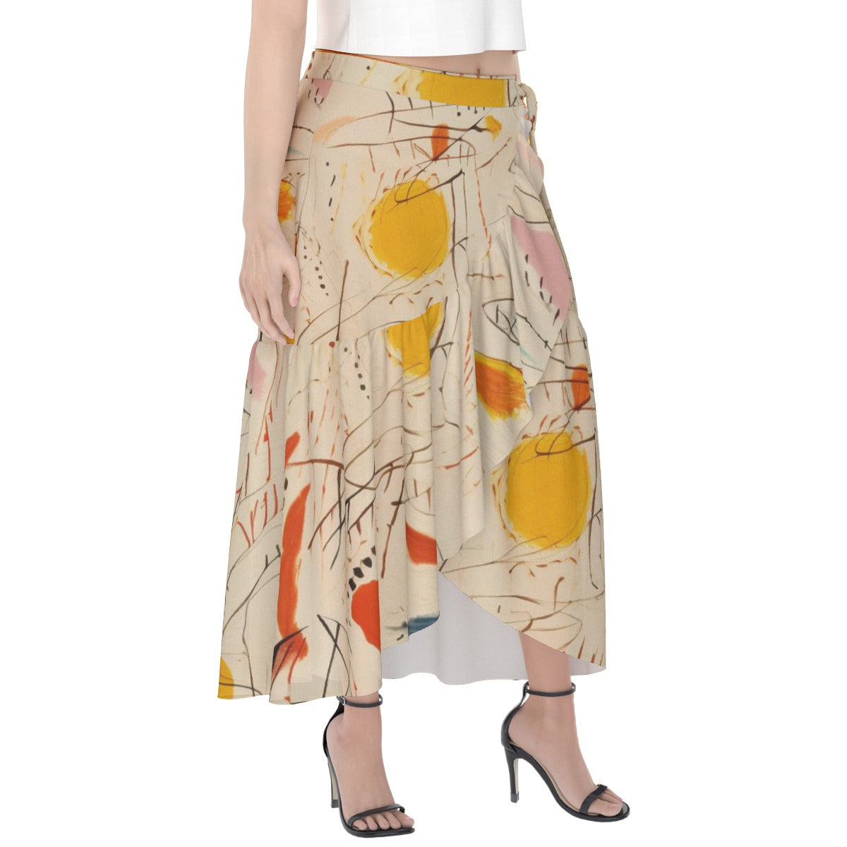 All-Over Print Women's Wrap Skirt