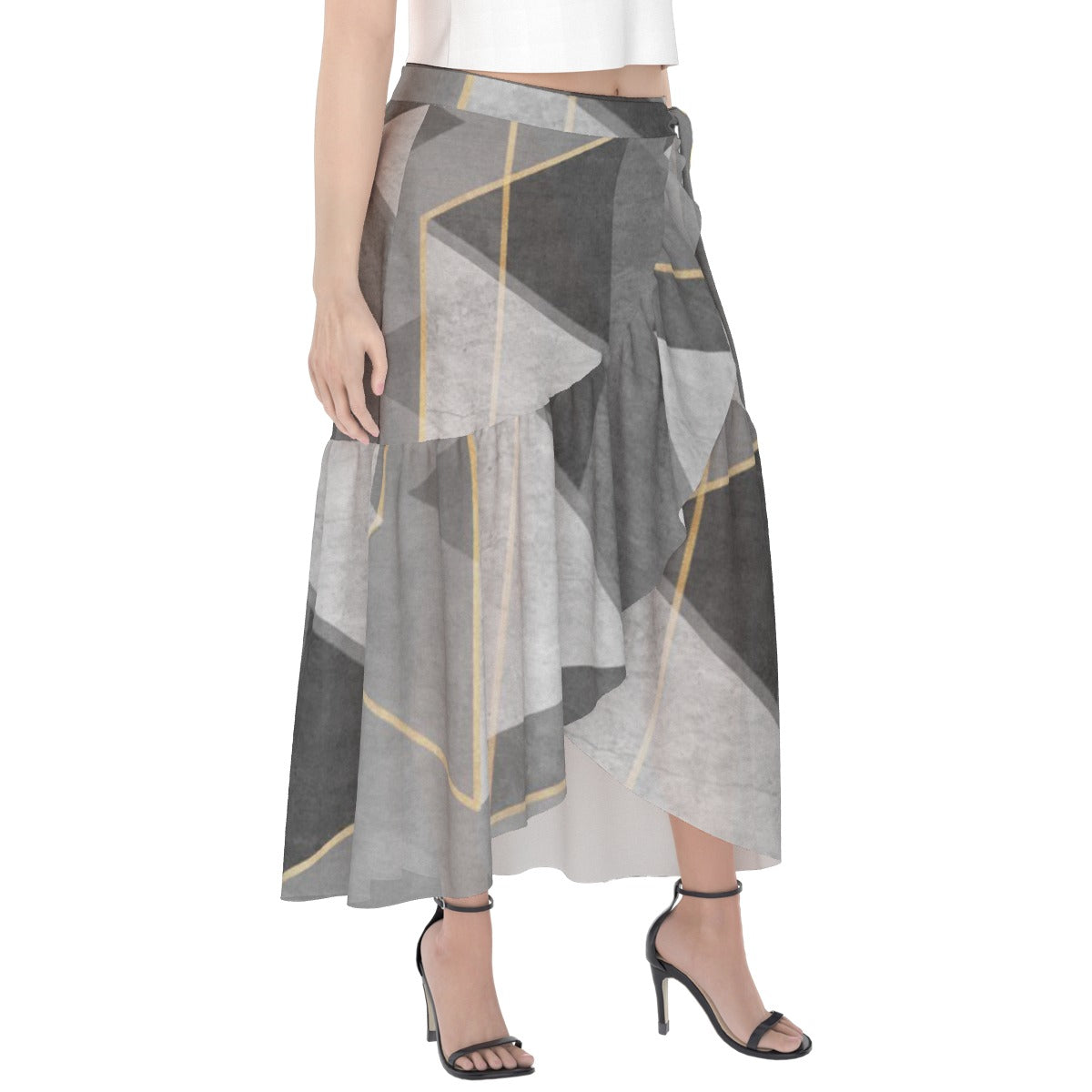 All-Over Print Women's Wrap Skirt