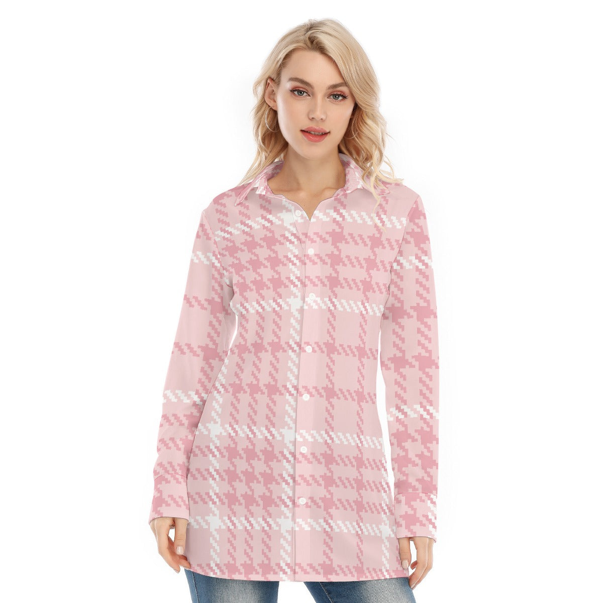 All-Over Print Women's Long Shirt