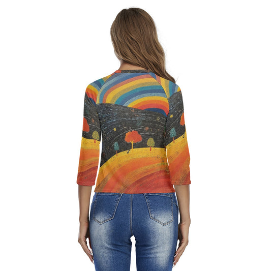 All-Over Print Women's Raglan Sleeves T-shirts