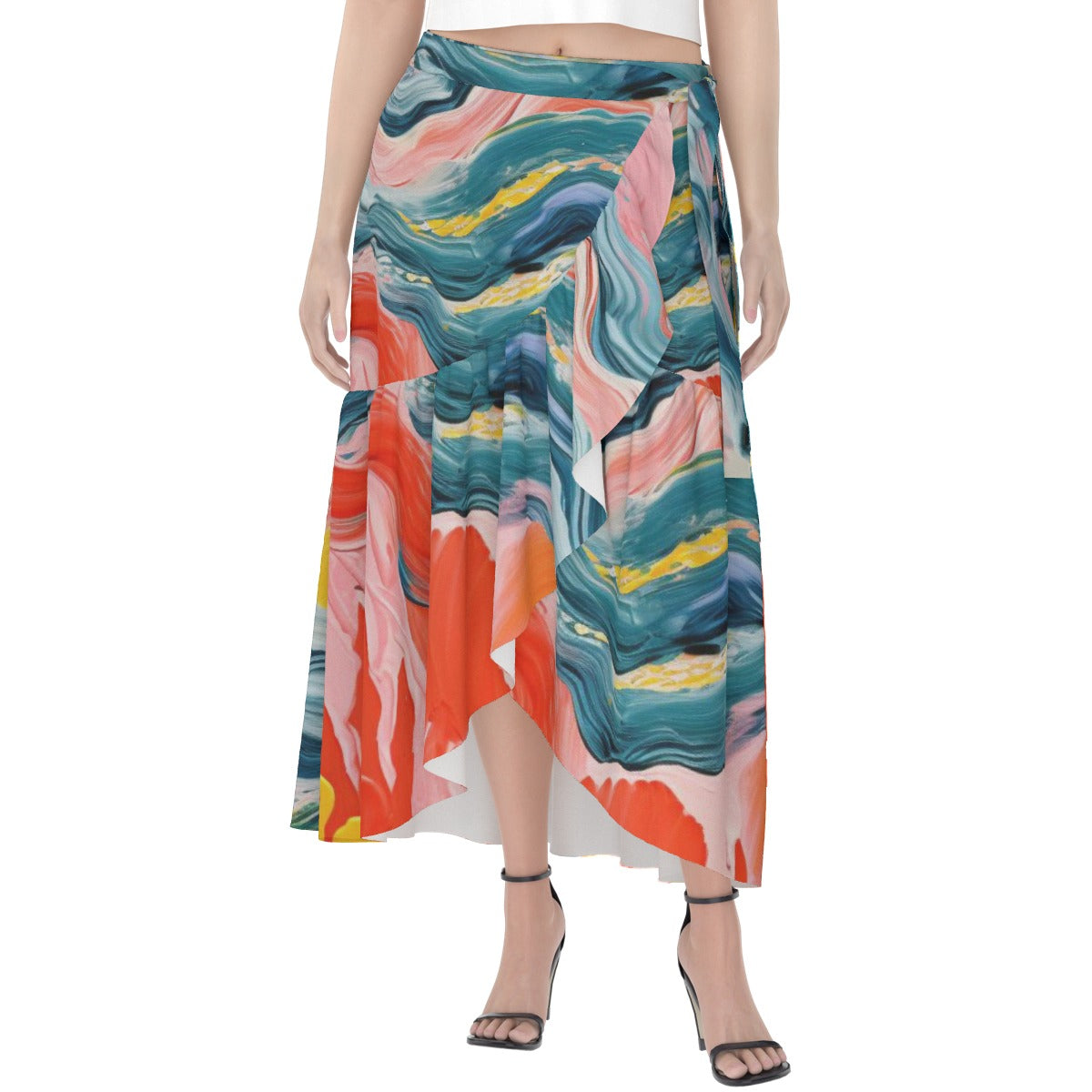 All-Over Print Women's Wrap Skirt