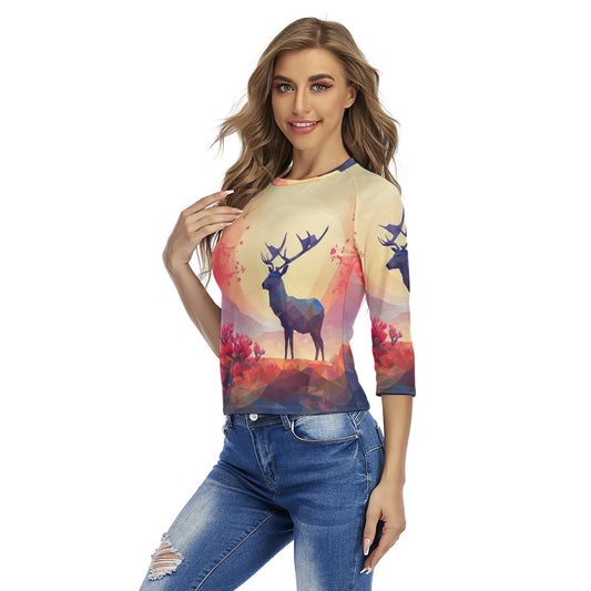 All-Over Print Women's Raglan Sleeves T-shirts