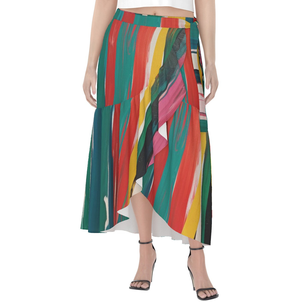 All-Over Print Women's Wrap Skirt