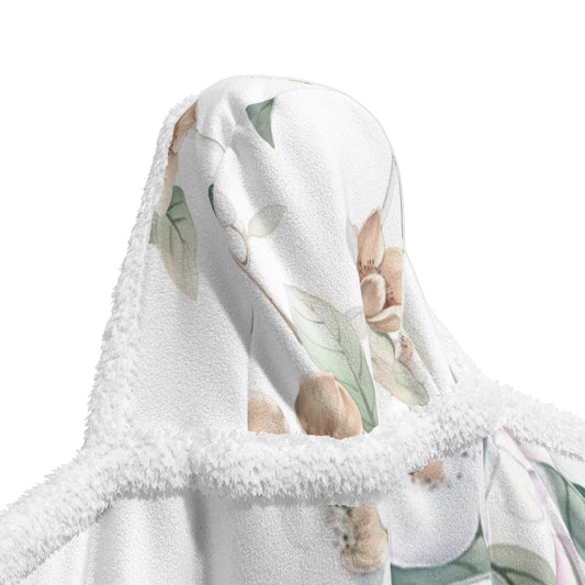 All-Over Print Unisex Wearable Hooded Blanket