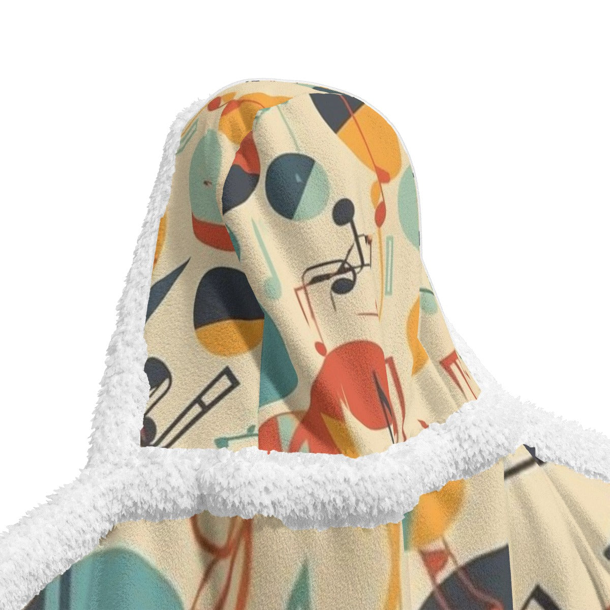 All-Over Print Unisex Wearable Hooded Blanket