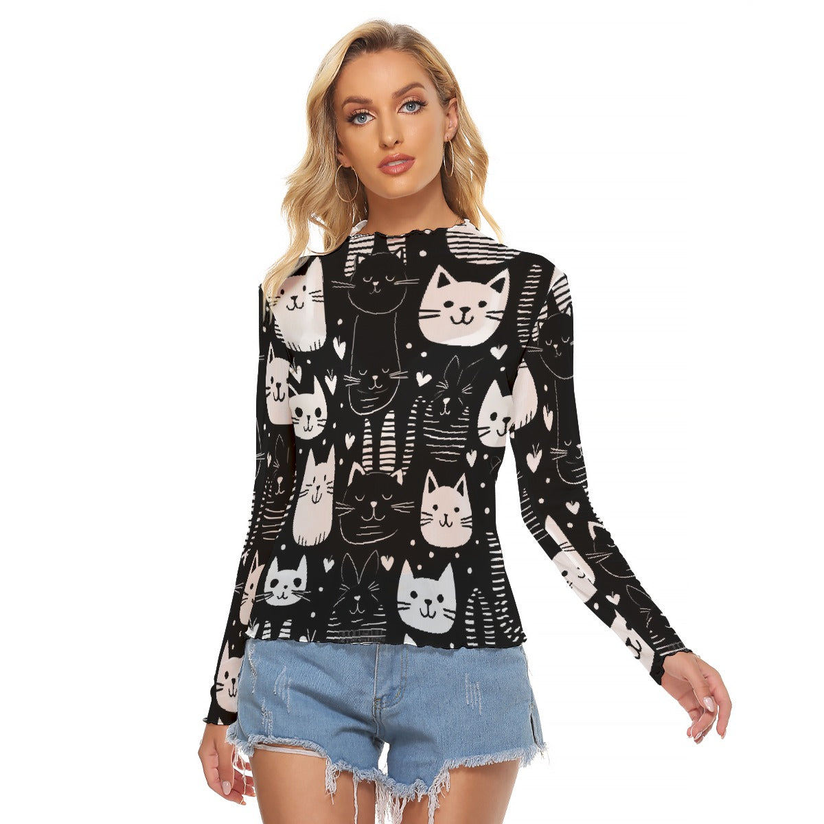 All-Over Print Women's Mesh T-shirt