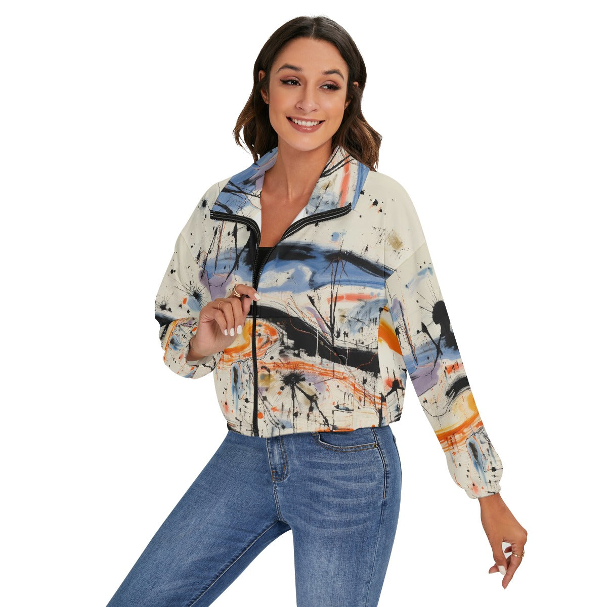 All-Over Print Women's Zip Jacket