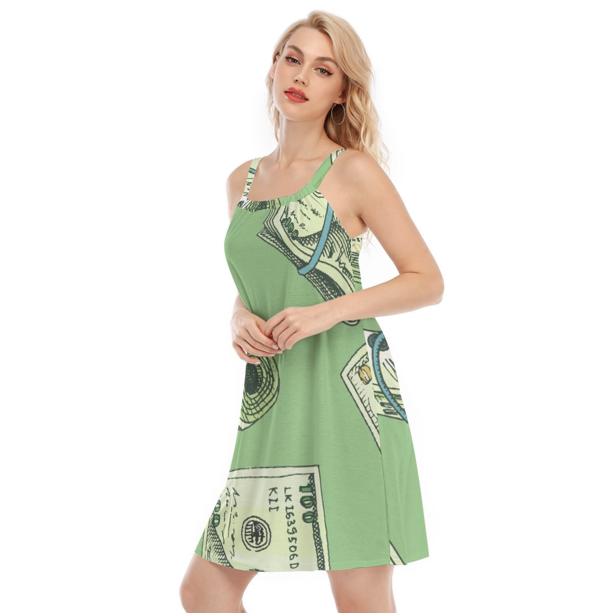 All-Over Print Women's Sleeveless Cami Dress