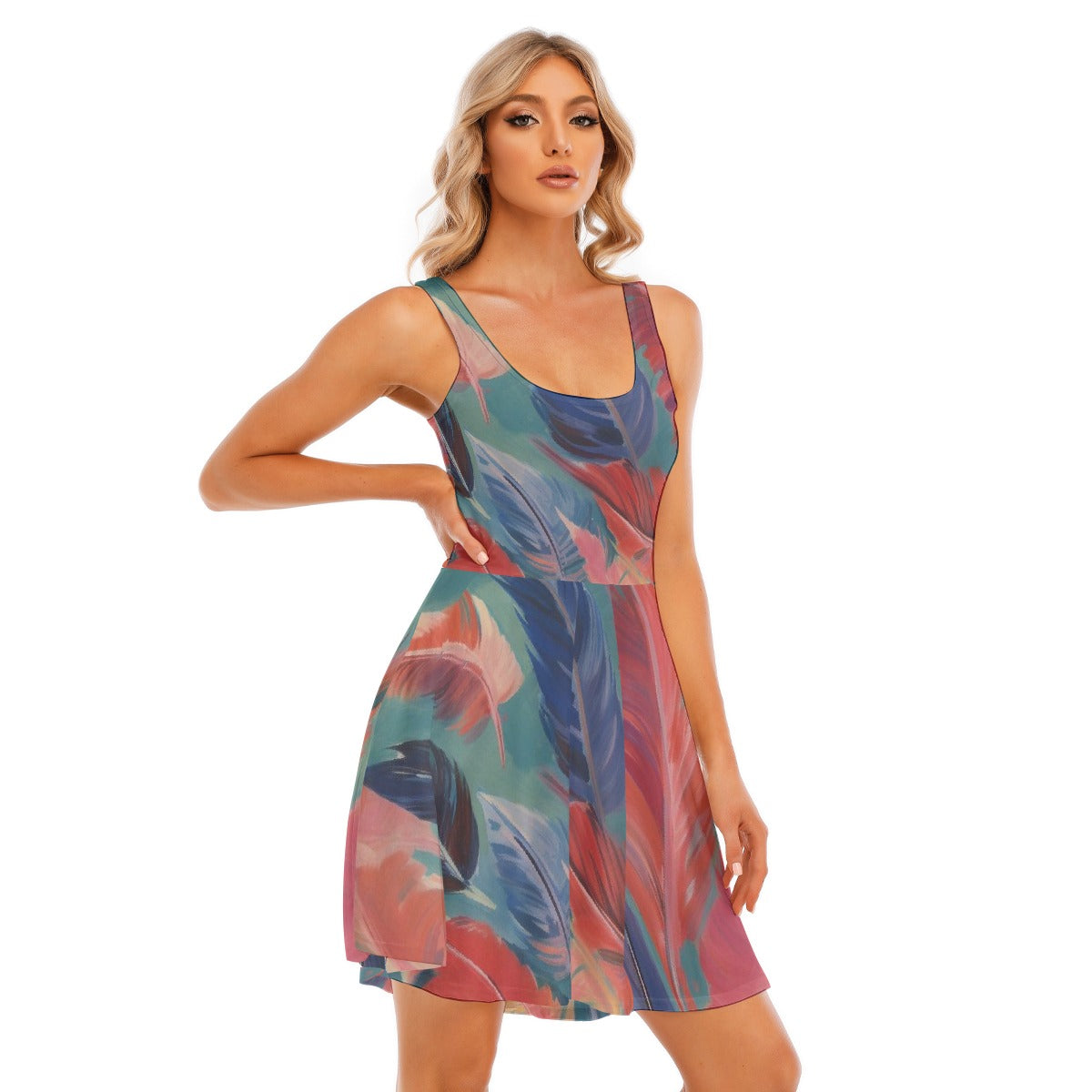 All-Over Print Women's Tank Vest Dress