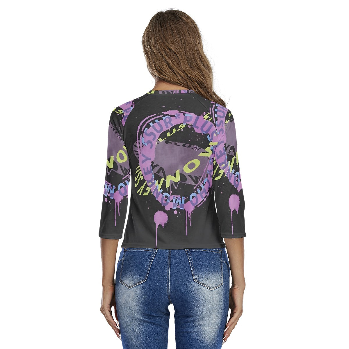 All-Over Print Women's Raglan Sleeves T-shirts