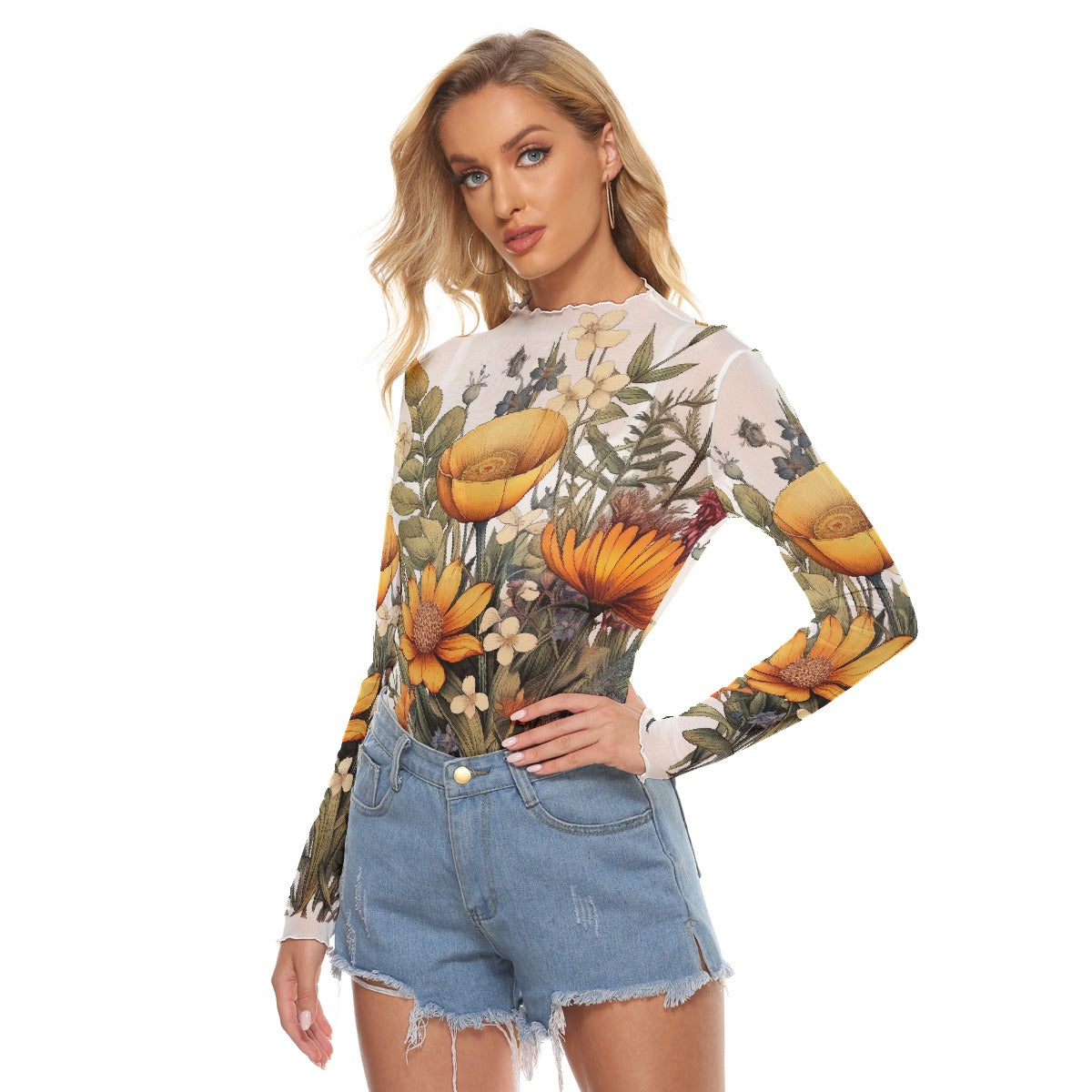 All-Over Print Women's Mesh T-shirt