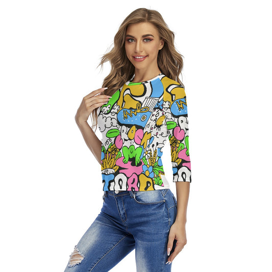 All-Over Print Women's Raglan Sleeves T-shirts