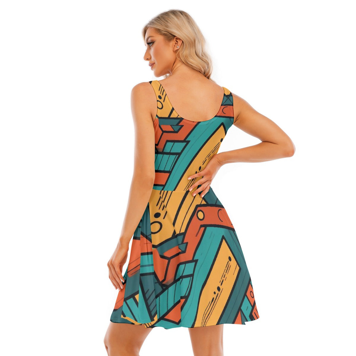 All-Over Print Women's Tank Vest Dress