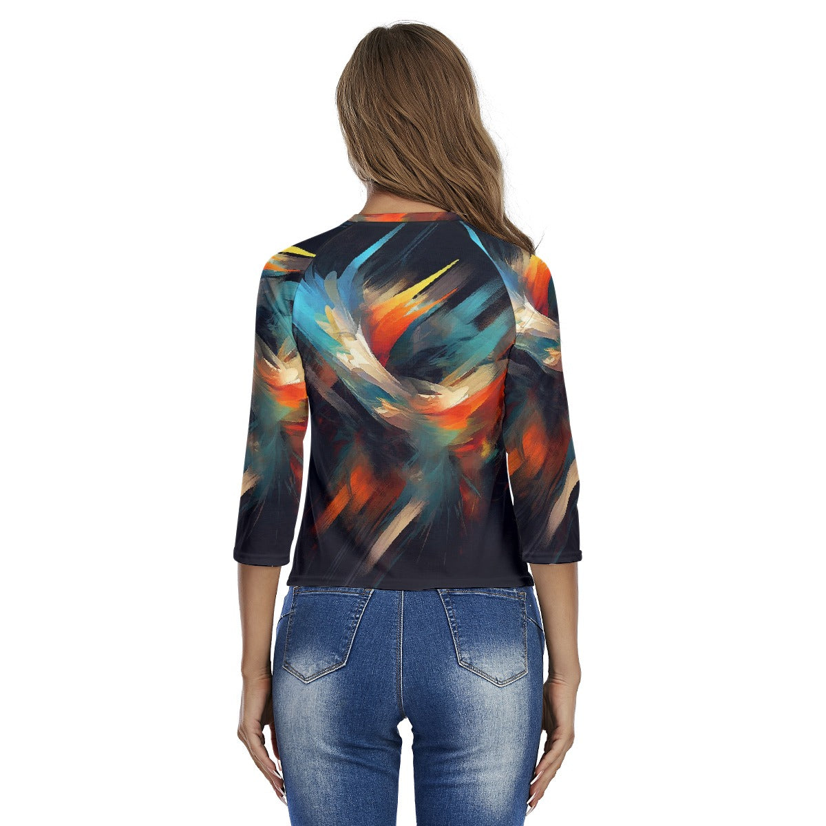 All-Over Print Women's Raglan Sleeves T-shirts