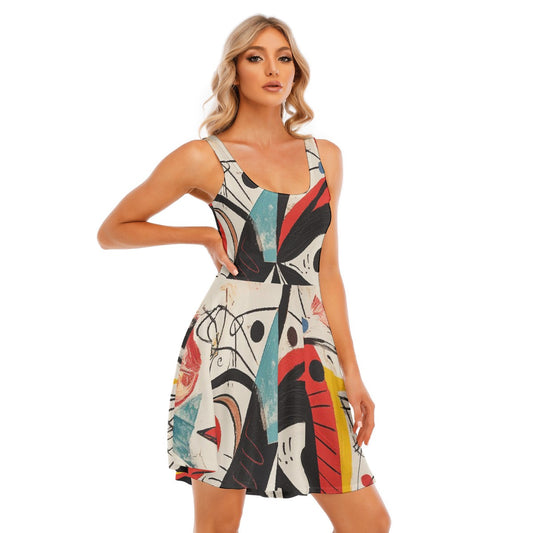 All-Over Print Women's Tank Vest Dress