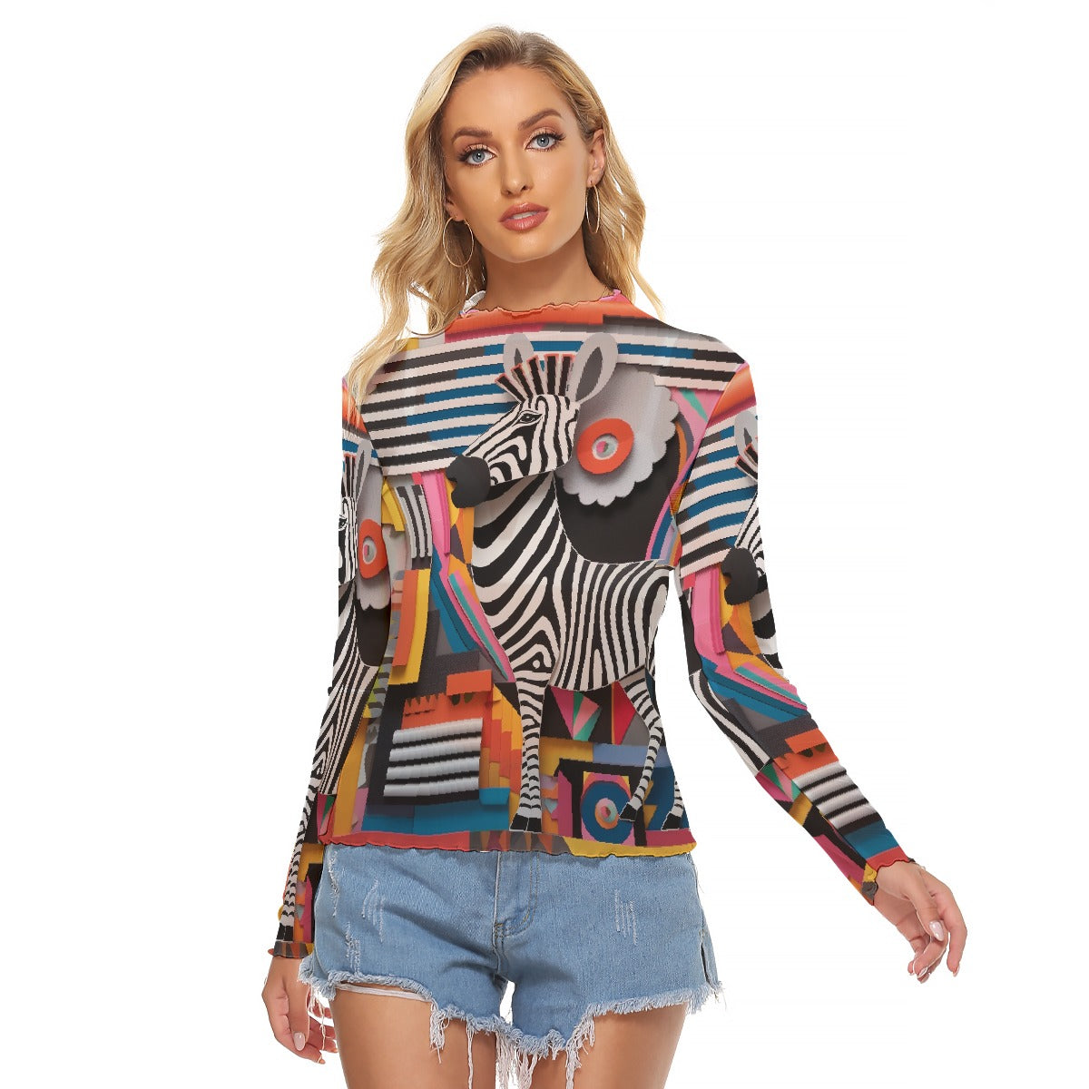 All-Over Print Women's Mesh T-shirt