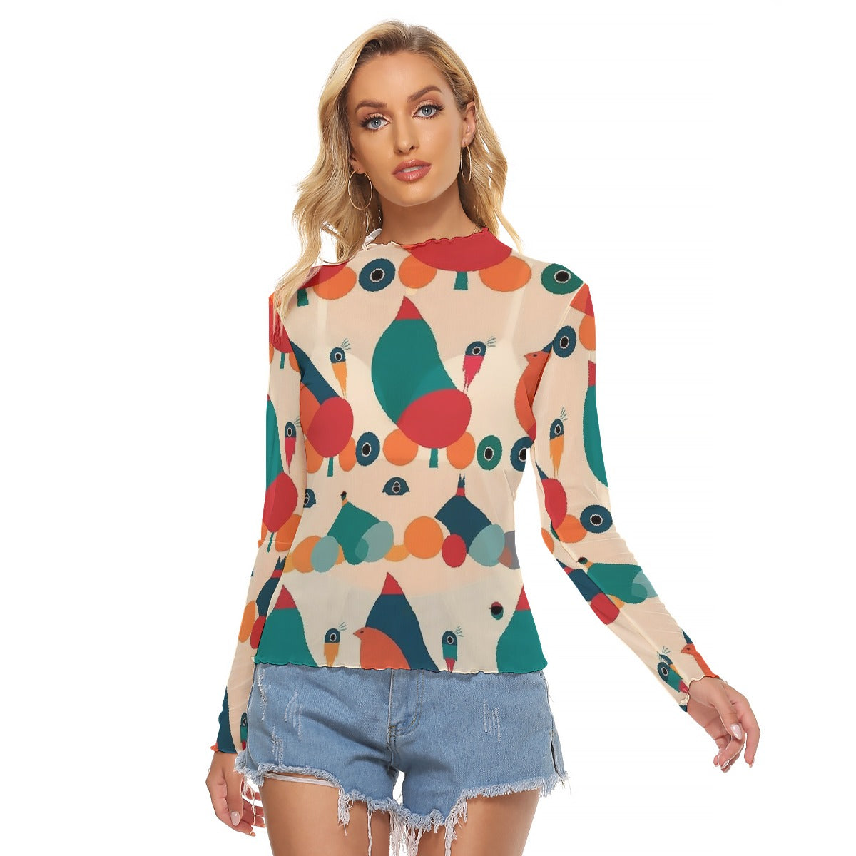 All-Over Print Women's Mesh T-shirt