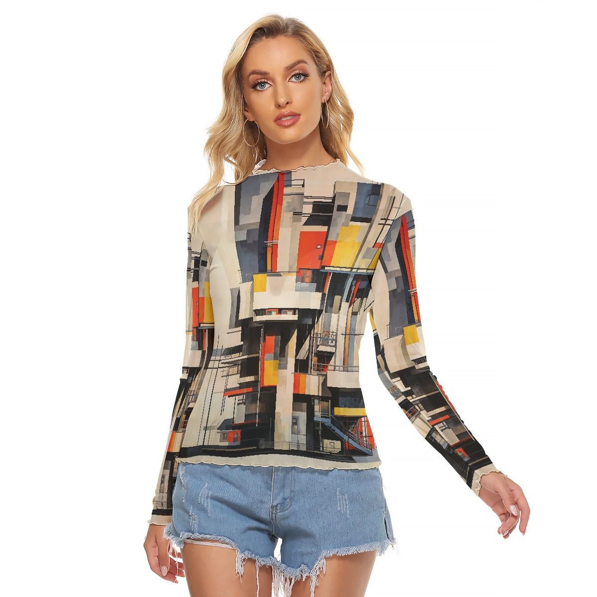 All-Over Print Women's Mesh T-shirt