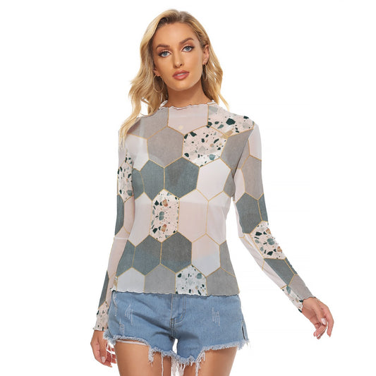 All-Over Print Women's Mesh T-shirt