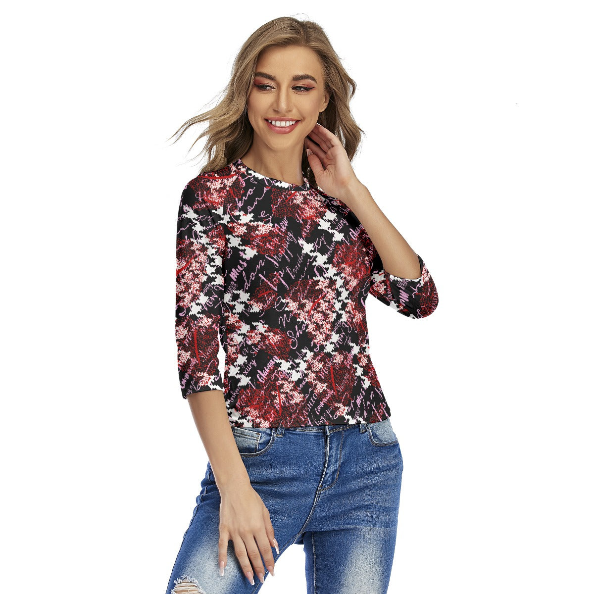 All-Over Print Women's Raglan Sleeves T-shirts