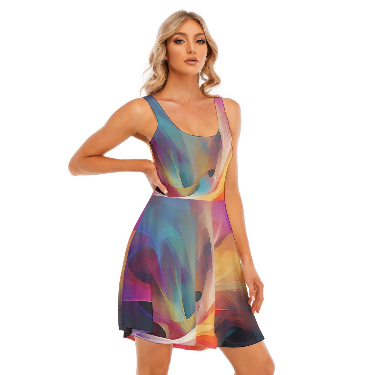 All-Over Print Women's Tank Vest Dress