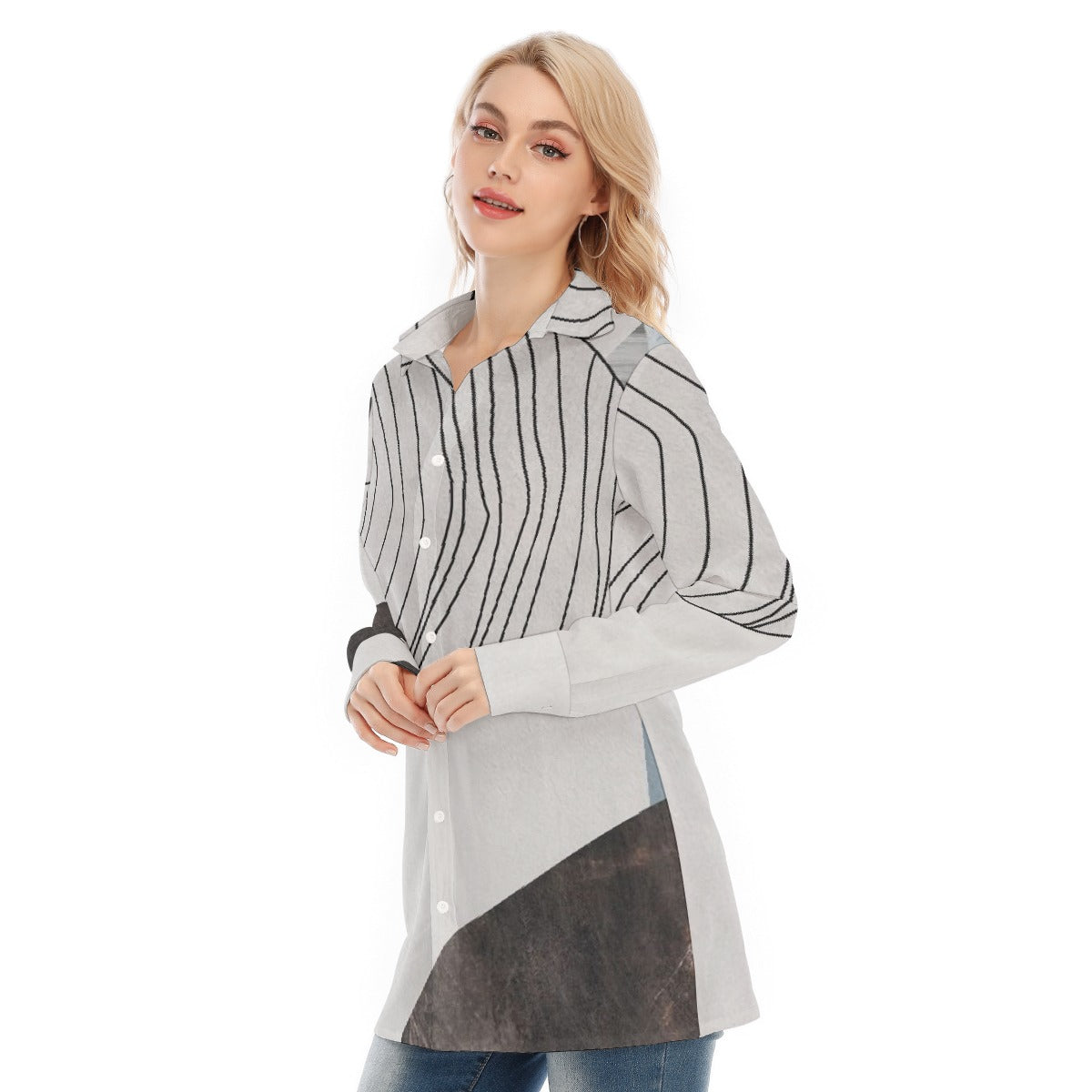 All-Over Print Women's Long Shirt