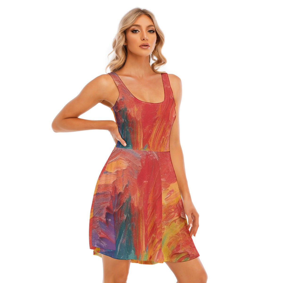 All-Over Print Women's Tank Vest Dress