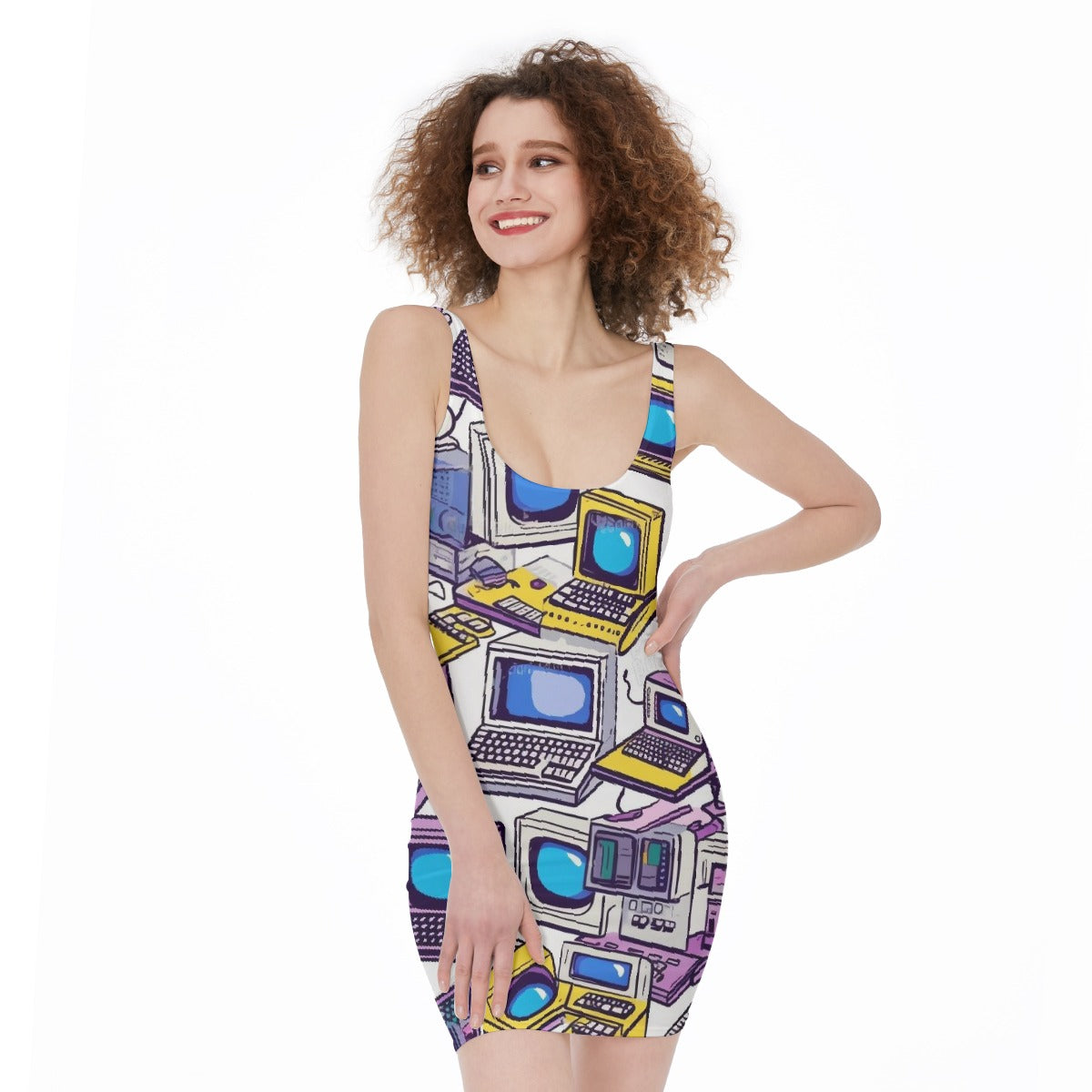 All-Over Print Women's Bodycon Dress