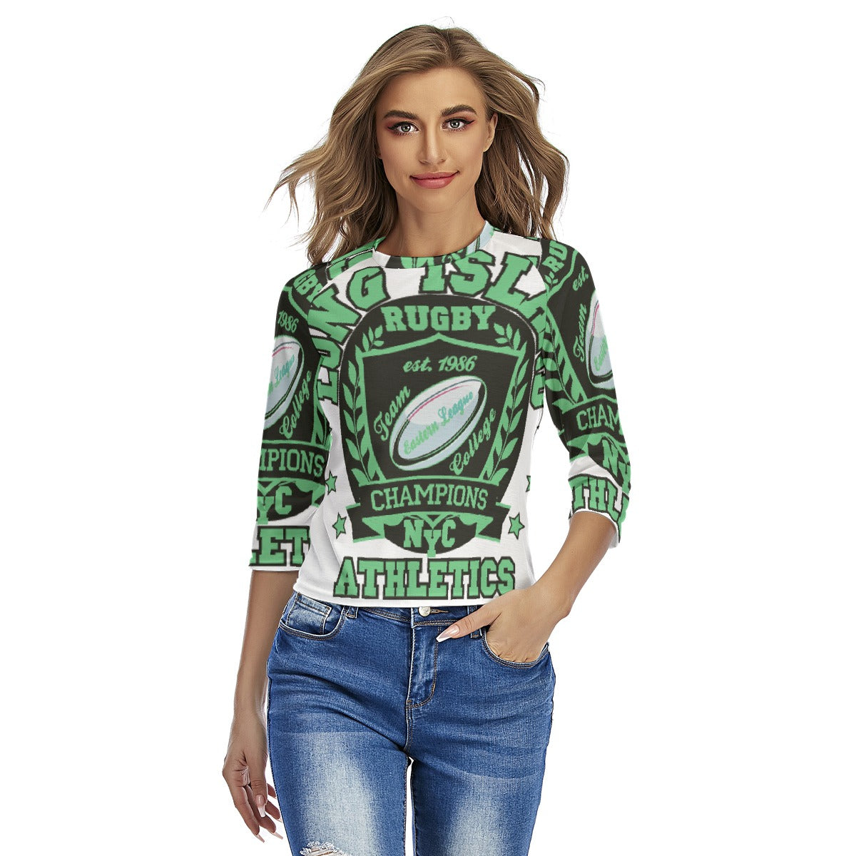 All-Over Print Women's Raglan Sleeves T-shirts