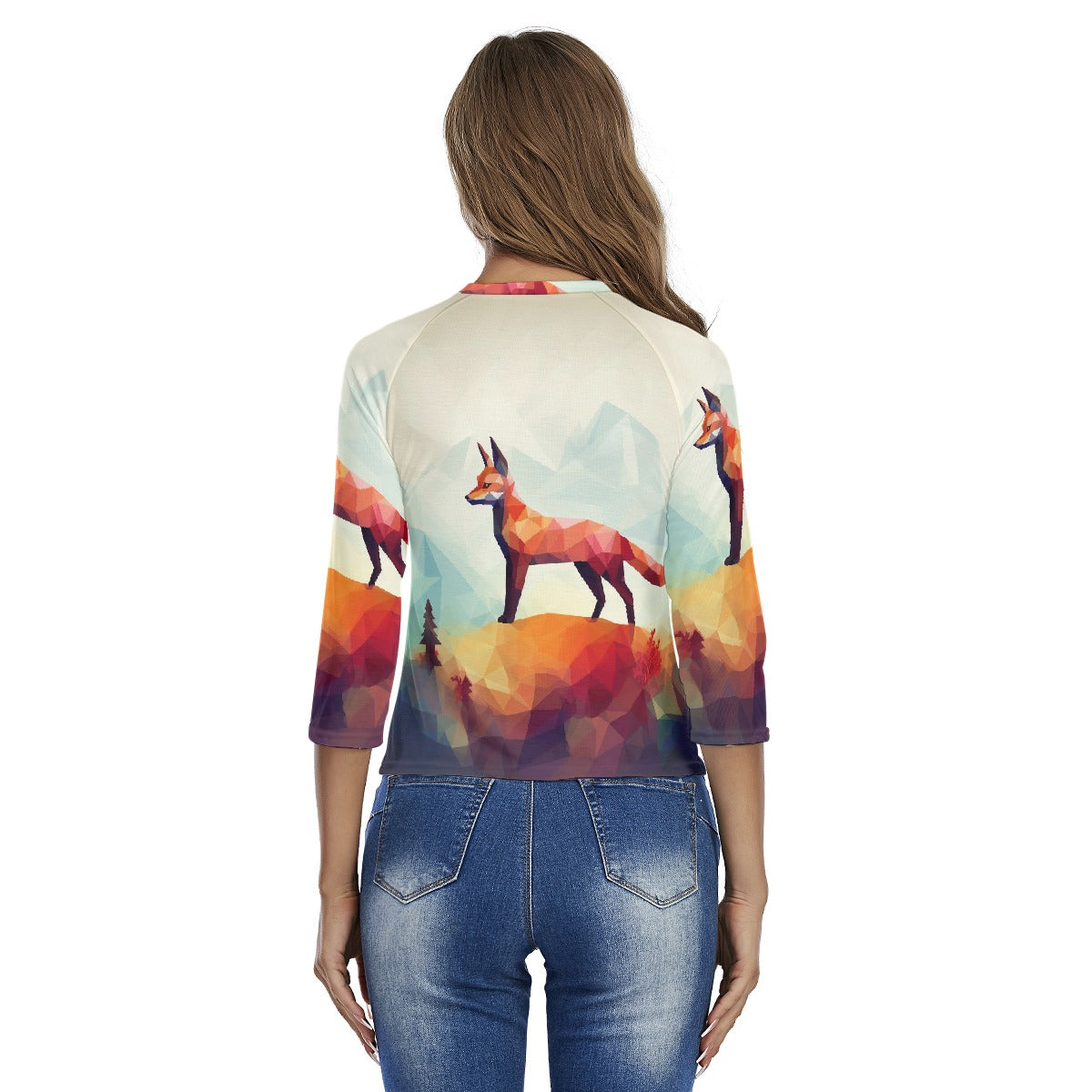 All-Over Print Women's Raglan Sleeves T-shirts