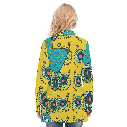 All-Over Print Women's Long Shirt