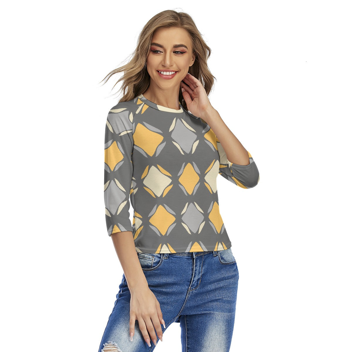 All-Over Print Women's Raglan Sleeves T-shirts