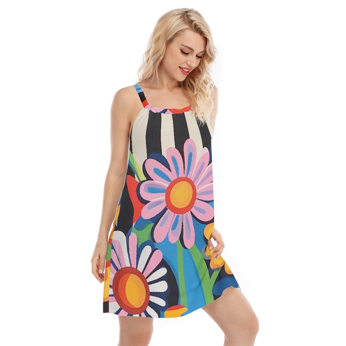 All-Over Print Women's Sleeveless Cami Dress