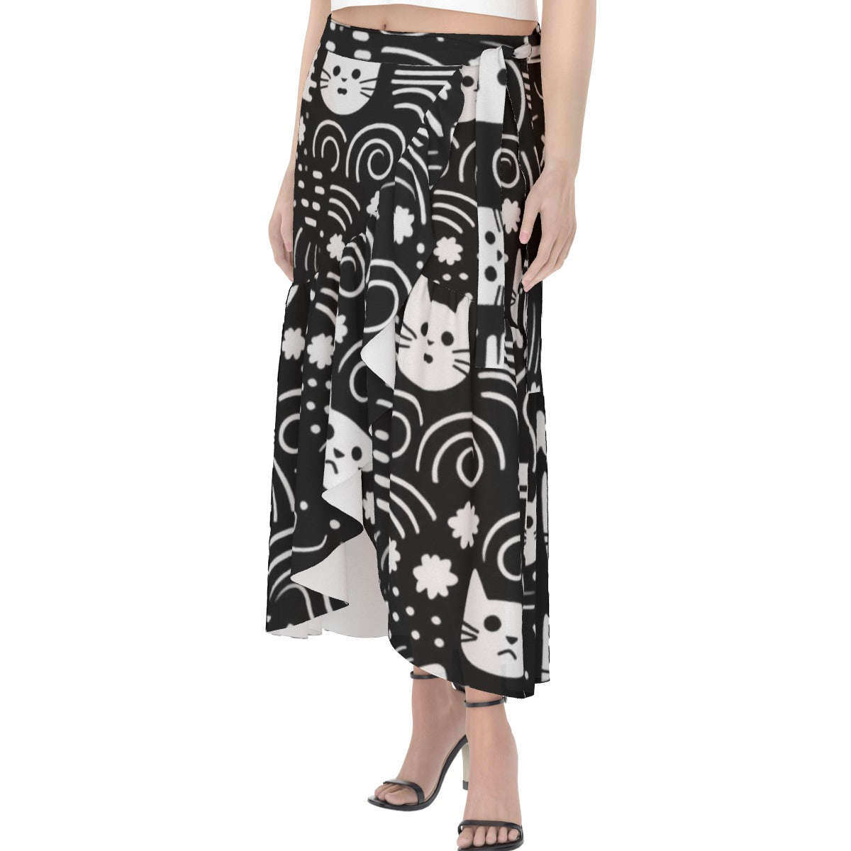 All-Over Print Women's Wrap Skirt