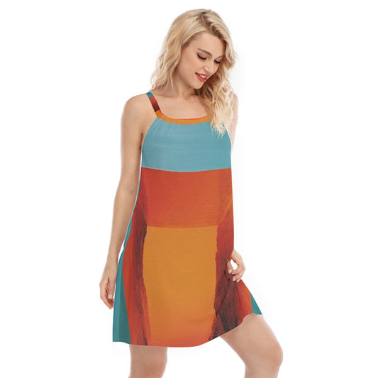 All-Over Print Women's Sleeveless Cami Dress