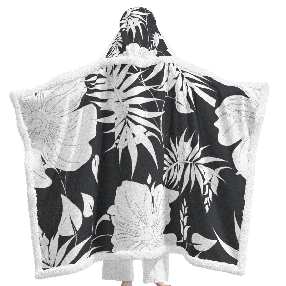 All-Over Print Unisex Wearable Hooded Blanket